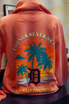 Margaritaville Sun Never Sets Coral Hoodie