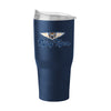 30oz Powder Coat Tumbler- Navy